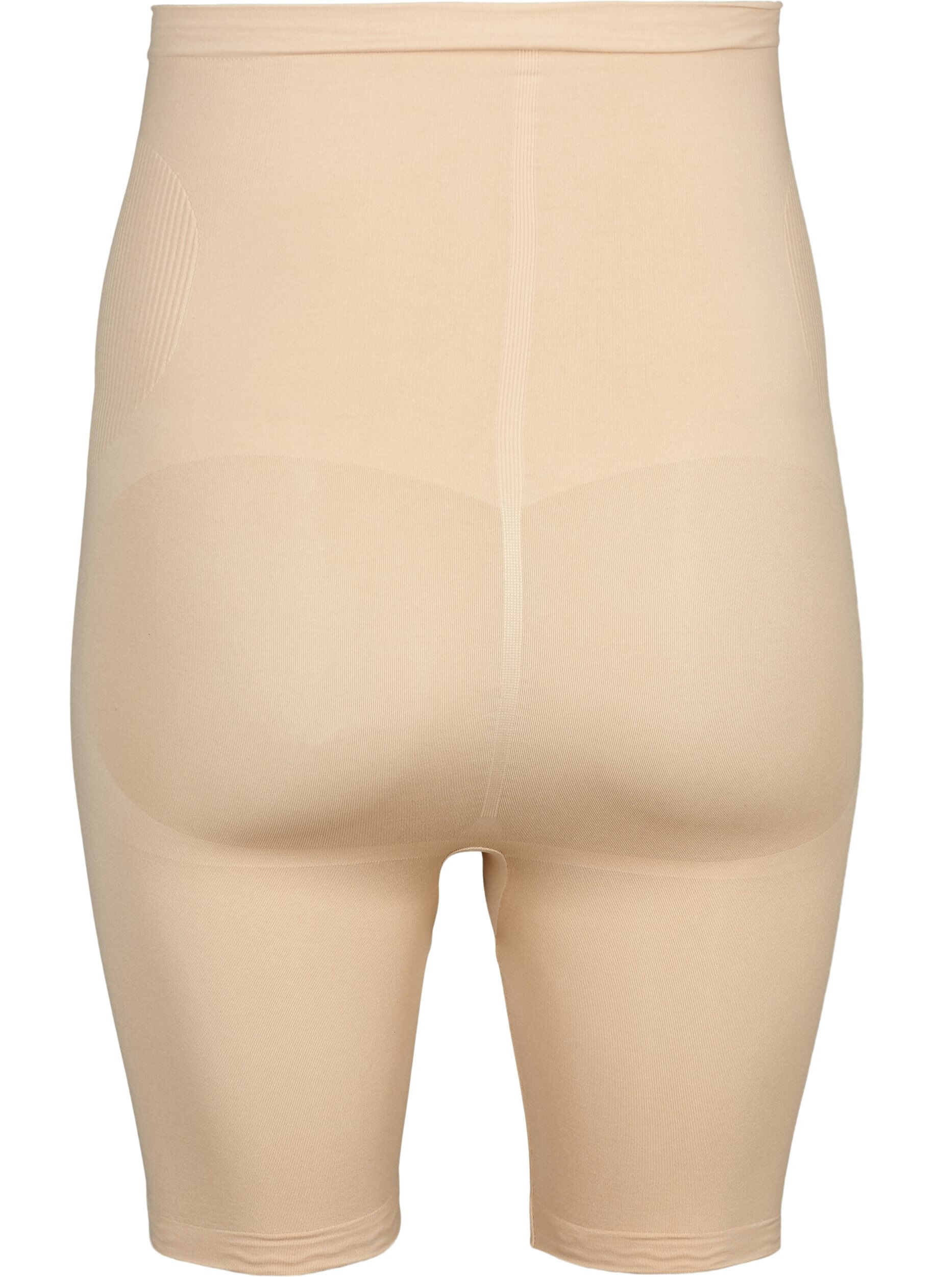 ZizzifashionHigh waisted shapewear shorts, Beige, Packshot image number 1