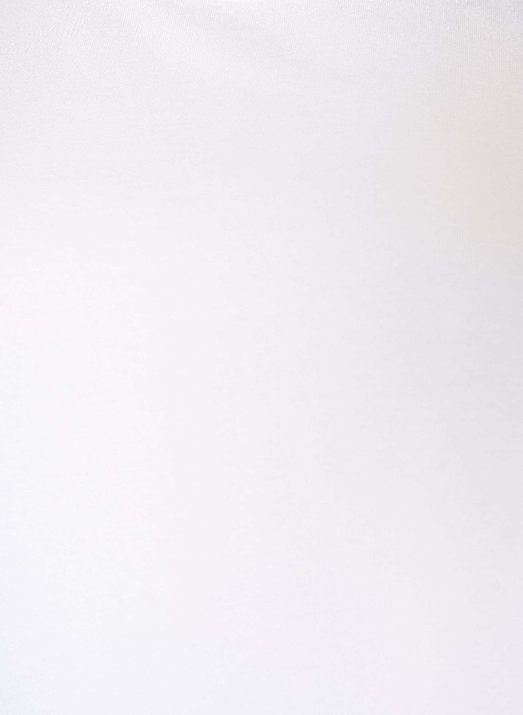 Zizzifashion Boxy cotton T-shirt, White, Packshot image number 2