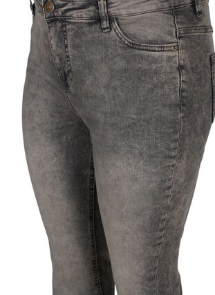 Super slim Amy jeans with high waist, Grey Denim, Packshot image number 2