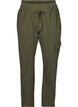 Loose cargo trousers in cotton, Green, Packshot image number 0
