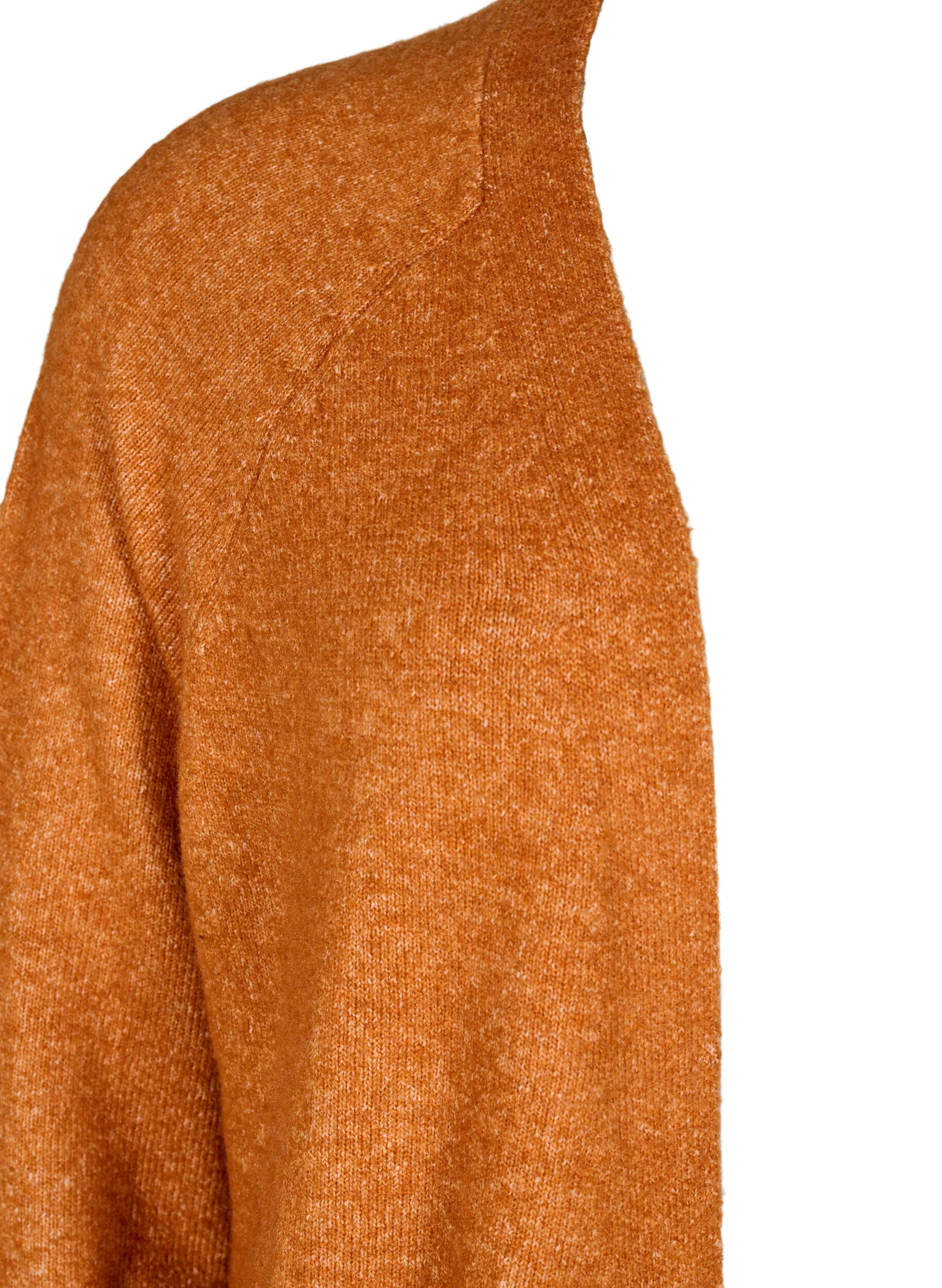 Zizzifashion Long cardigan with pockets, Autumnal Mel., Packshot image number 2