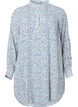 Dotted viscose dress with buttons, Blue Dot AOP, Packshot image number 0
