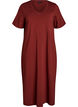 Midi T-shirt dress with a V-neck, 0426, Packshot image number 0