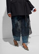 Lace wrap skirt with tie-fastening, Black, Model image number 1