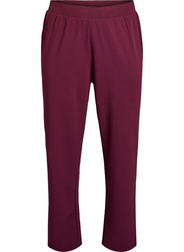 Straight fit trousers, Red, Packshot image number 0