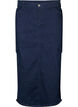 Denim maxi skirt, Dark Blue Denim, Packshot image number 0