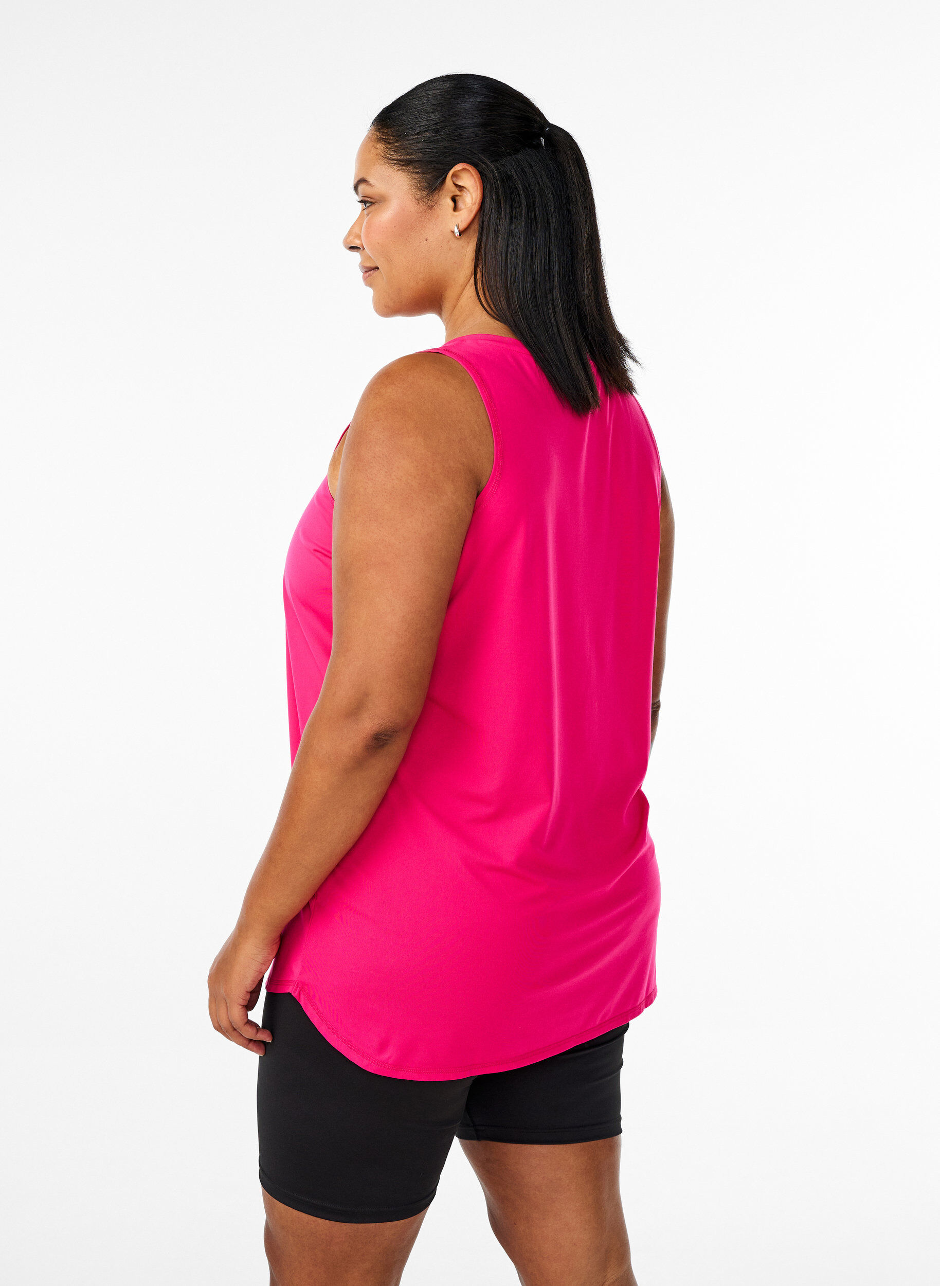 Zizzifashion Workout top with v-neck, Pink, Model image number 2
