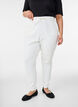 Cropped Maddison trousers, White, Model image number 2