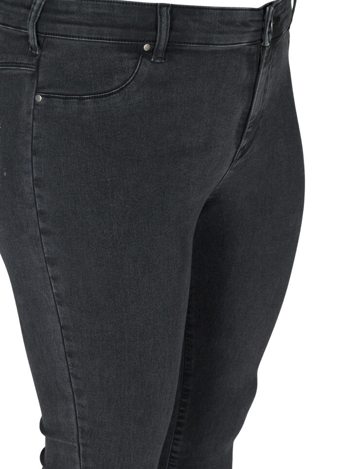 Jeggings made from a cotton mix, Grey Denim, Packshot image number 2