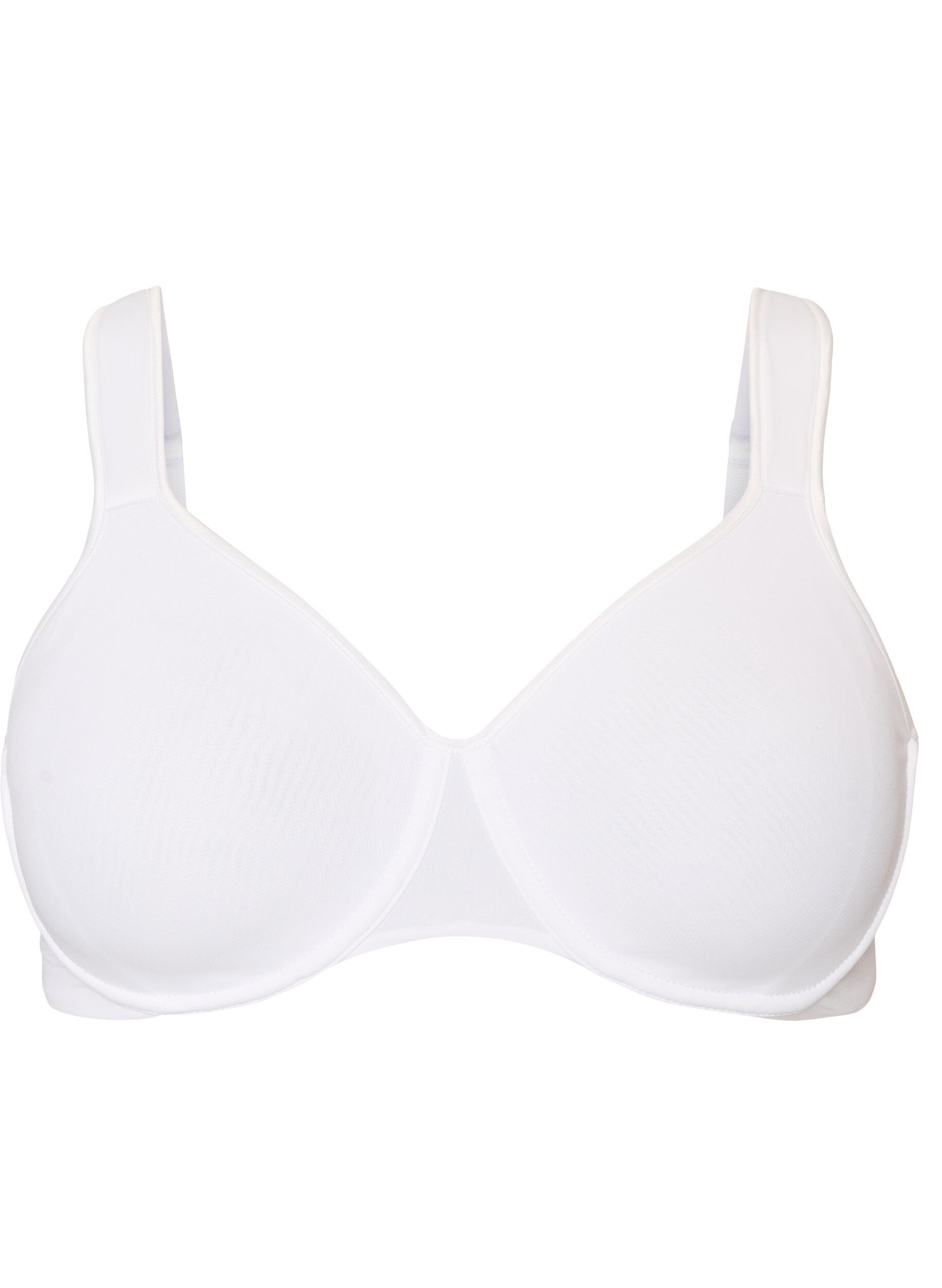 Minimizer bra with padded straps
