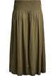Viscose maxi skirt with smocking, Green, Packshot image number 1