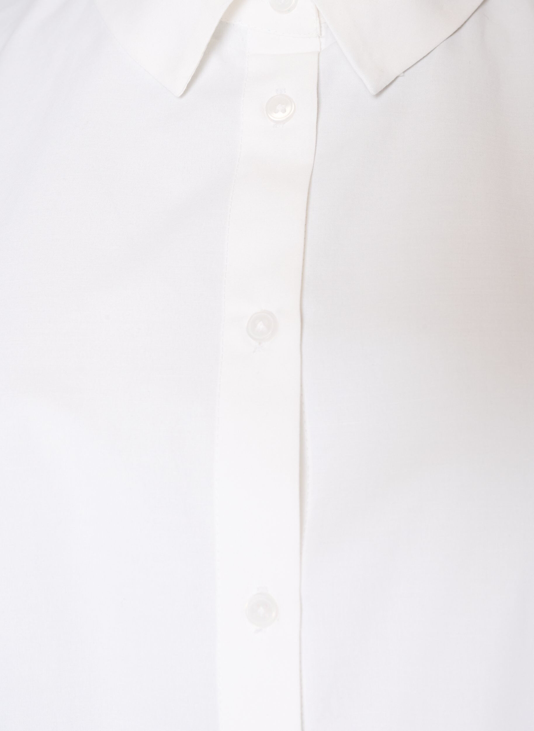 ZizzifashionLoose shirt with a wide lace trim, White, Packshot image number 2
