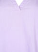 Sleeveless cotton top with ruffles, Purple, Packshot image number 2