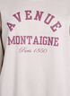 Sweatshirt with front text, Beige, Packshot image number 2