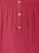 Blouse in cotton muslin with broderie anglaise, Red, Packshot image number 2