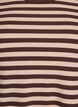 Striped blouse with long sleeves, Brown, Packshot image number 2