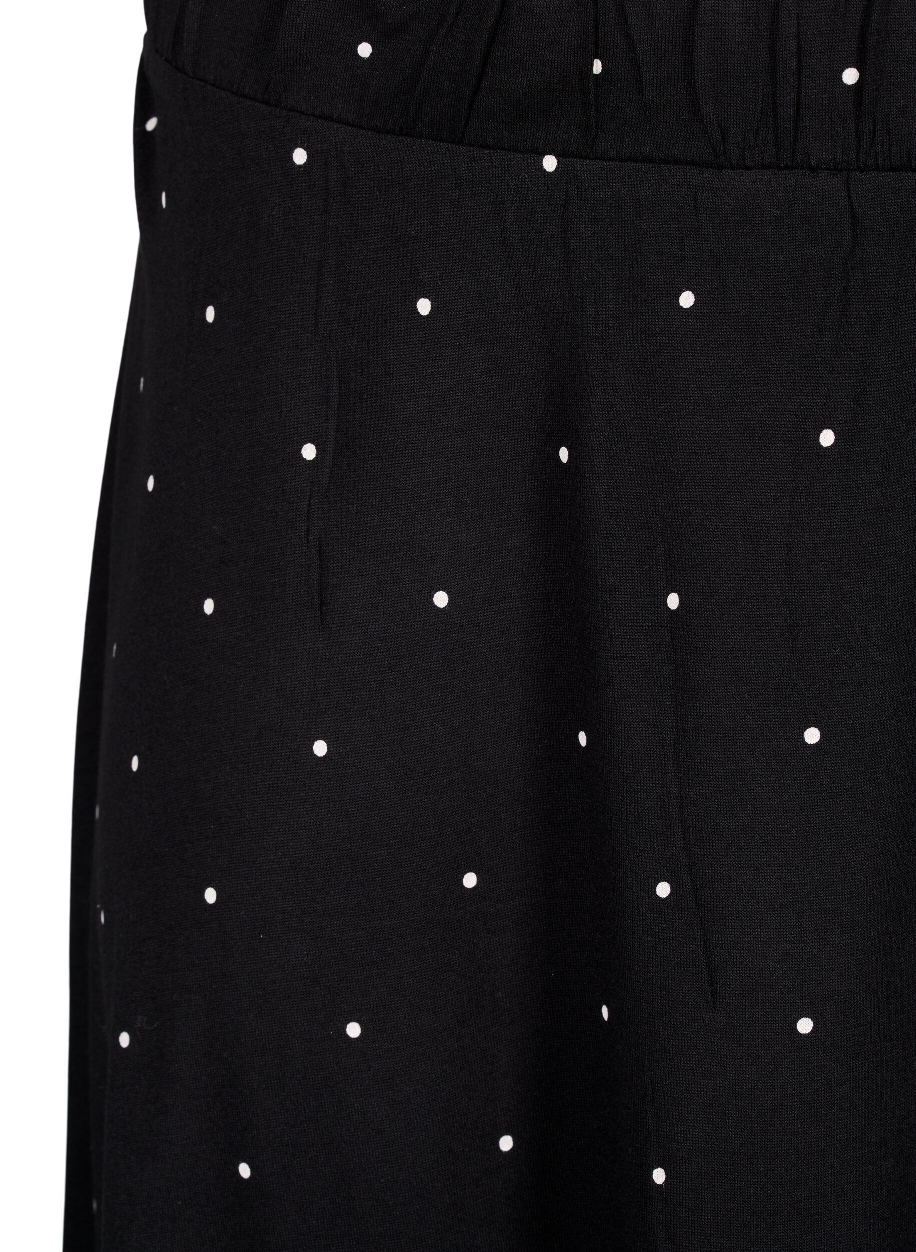 Zizzifashion 2-pack skirt in viscose, Black, Packshot image number 2