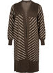 Striped knit cardigan with slit, Rain D.Mel.D.T.Mel., Packshot image number 0