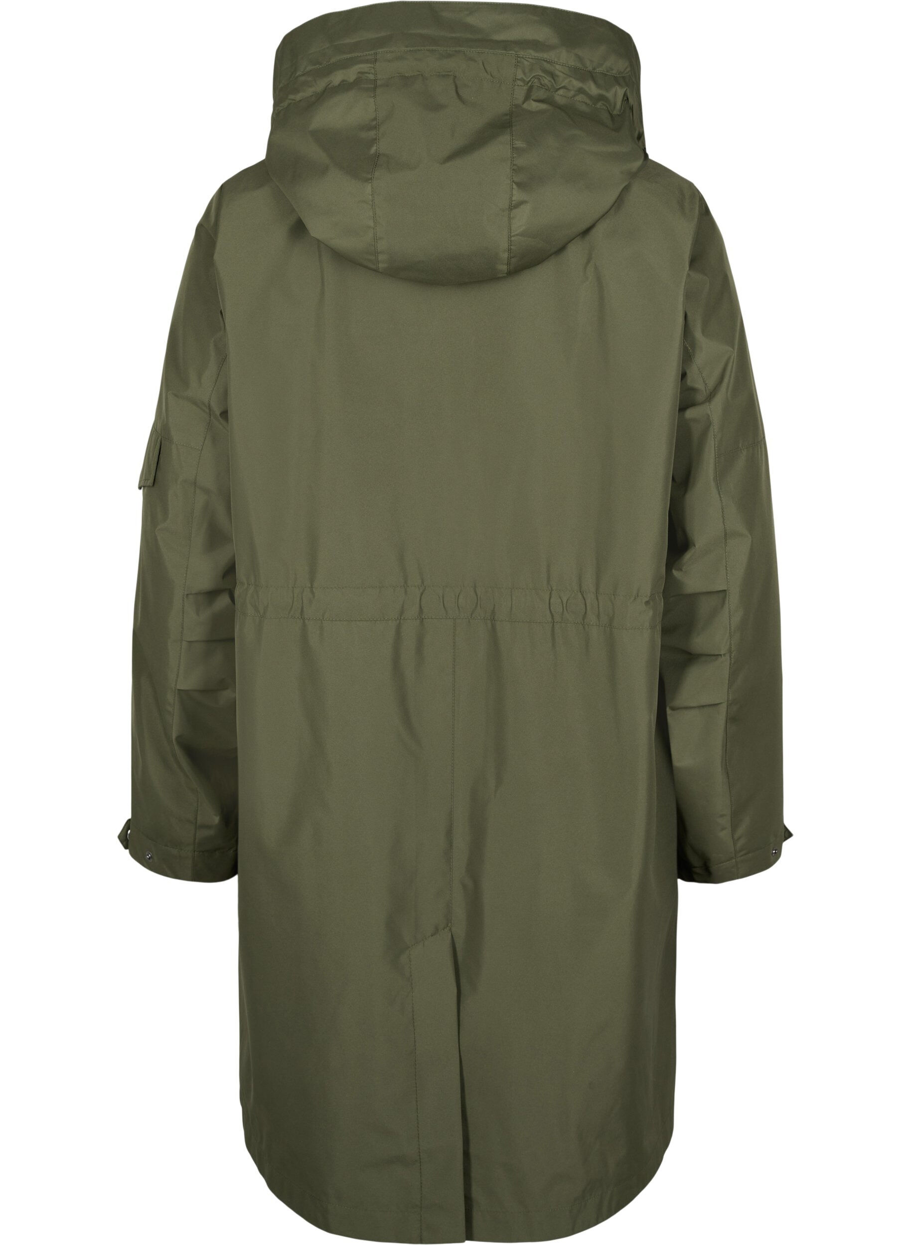 Zizzifashion Waterproof parka with detachable hood, Forest Night, Packshot image number 1