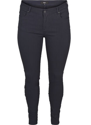 Slim fit trousers with pockets, Night Sky, Packshot image number 0