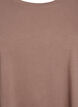 Basic jersey blouse with long sleeves, Brown, Packshot image number 2