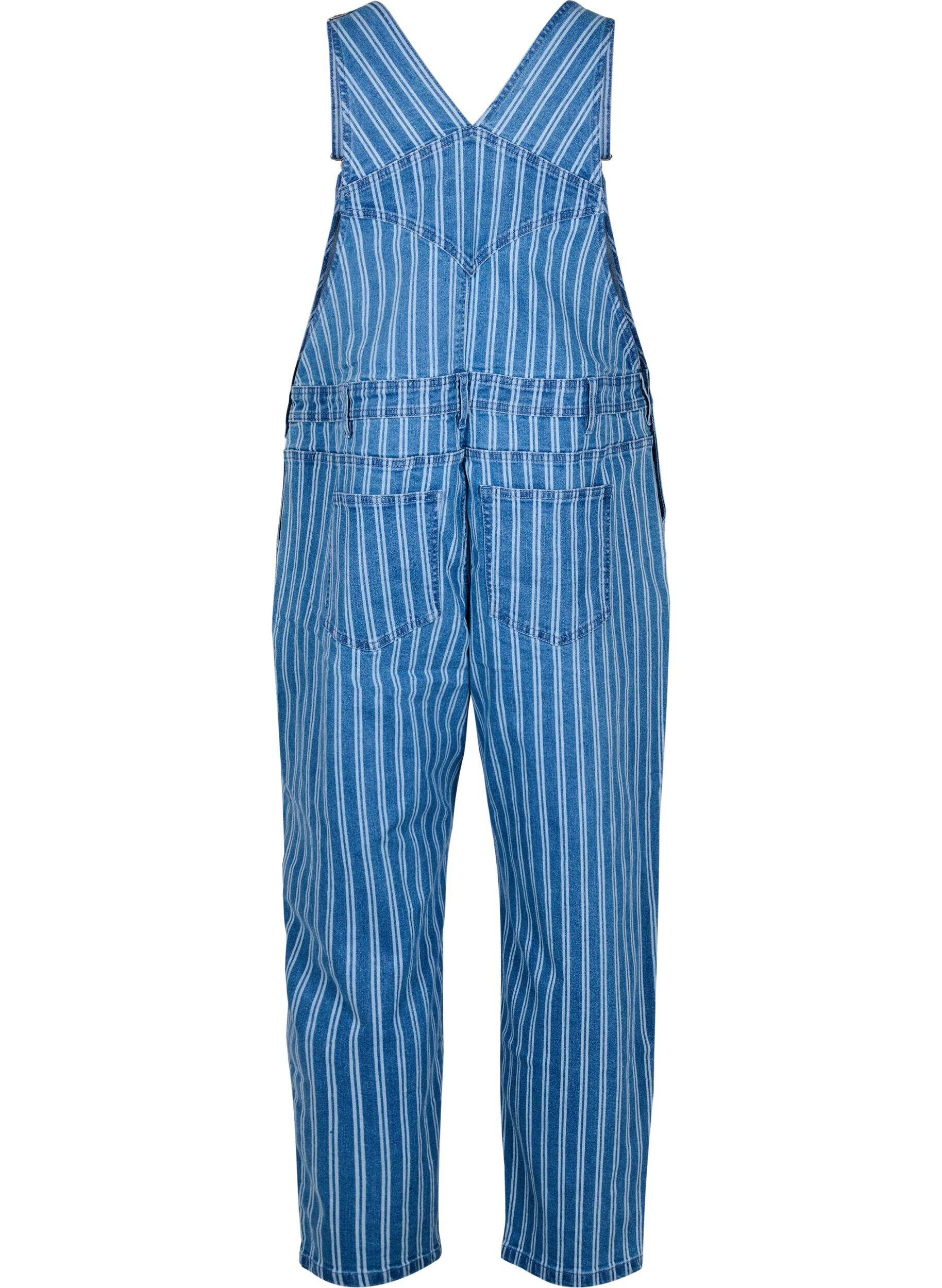 Zizzifashion Denim dungarees, Light Blue, Packshot image number 1