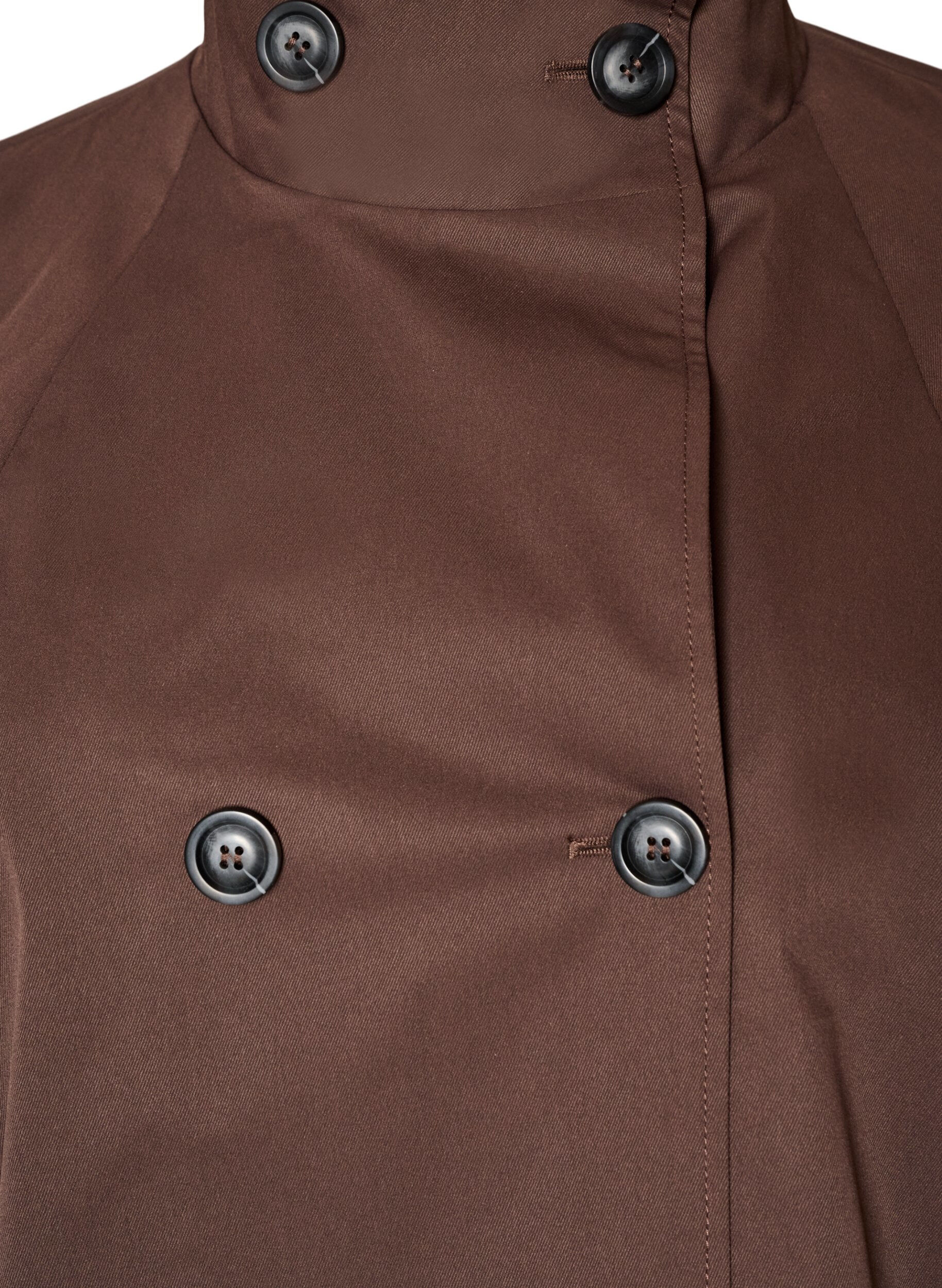 ZizzifashionWater-repellent spring jacket with an A-line cut, Brown, Packshot image number 2