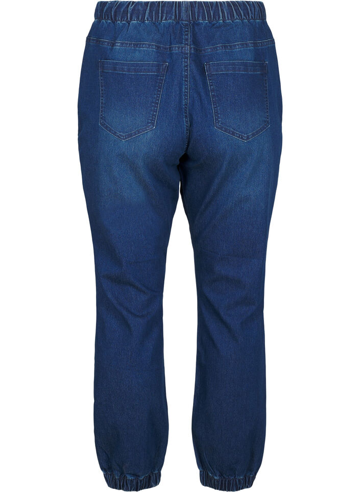 Denim joggers with pockets, Blue, Packshot image number 1