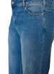 Straight jeans with a lightly distressed look, Light Blue, Packshot image number 2