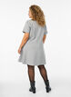 Short A-line jersey dress, Grey, Model image number 1