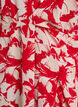 Printed wrap dress with short sleeves, Red, Packshot image number 2