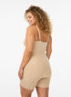 Shapewear bodysuit with opening at the bottom, Beige, Model image number 1