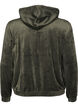 Velour cardigan with hood, Rosin, Packshot image number 1
