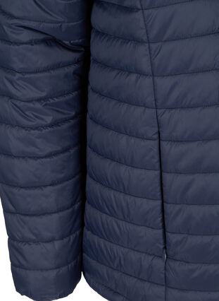 Short quilted jacket with a zip, Night Sky, Packshot image number 3