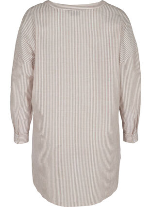 Striped shirt in 100% cotton, Quail Stripe, Packshot image number 1