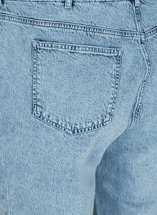 Cropped mom fit Mille jeans with a loose fit, Snow Wash 2, Packshot image number 3
