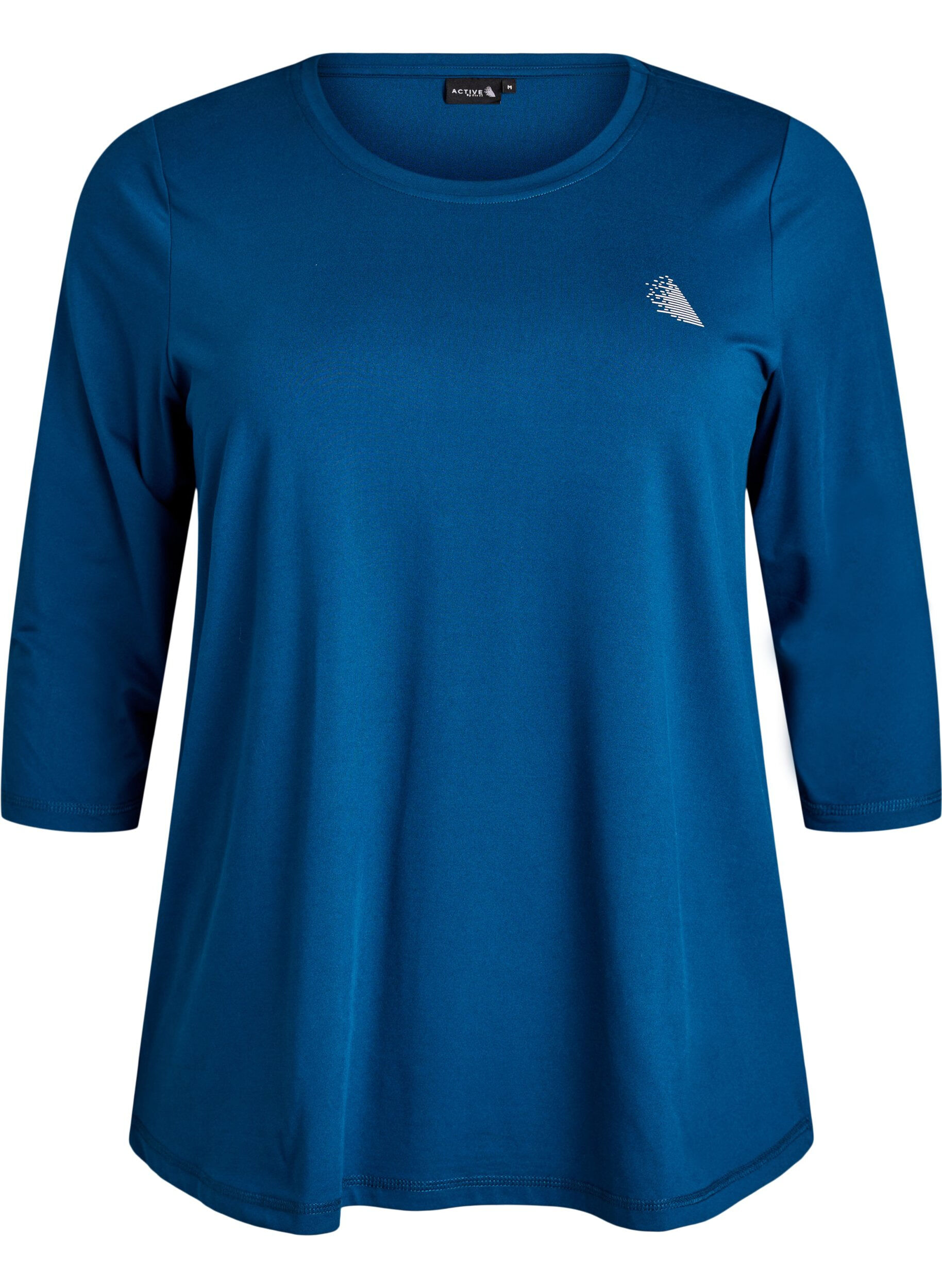 Workout top with 3/4 sleeves