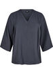 FLASH - Blouse with 3/4 sleeves, Dark Grey, Packshot image number 0