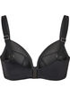 Underwired bikini top with high support, Black, Packshot image number 1