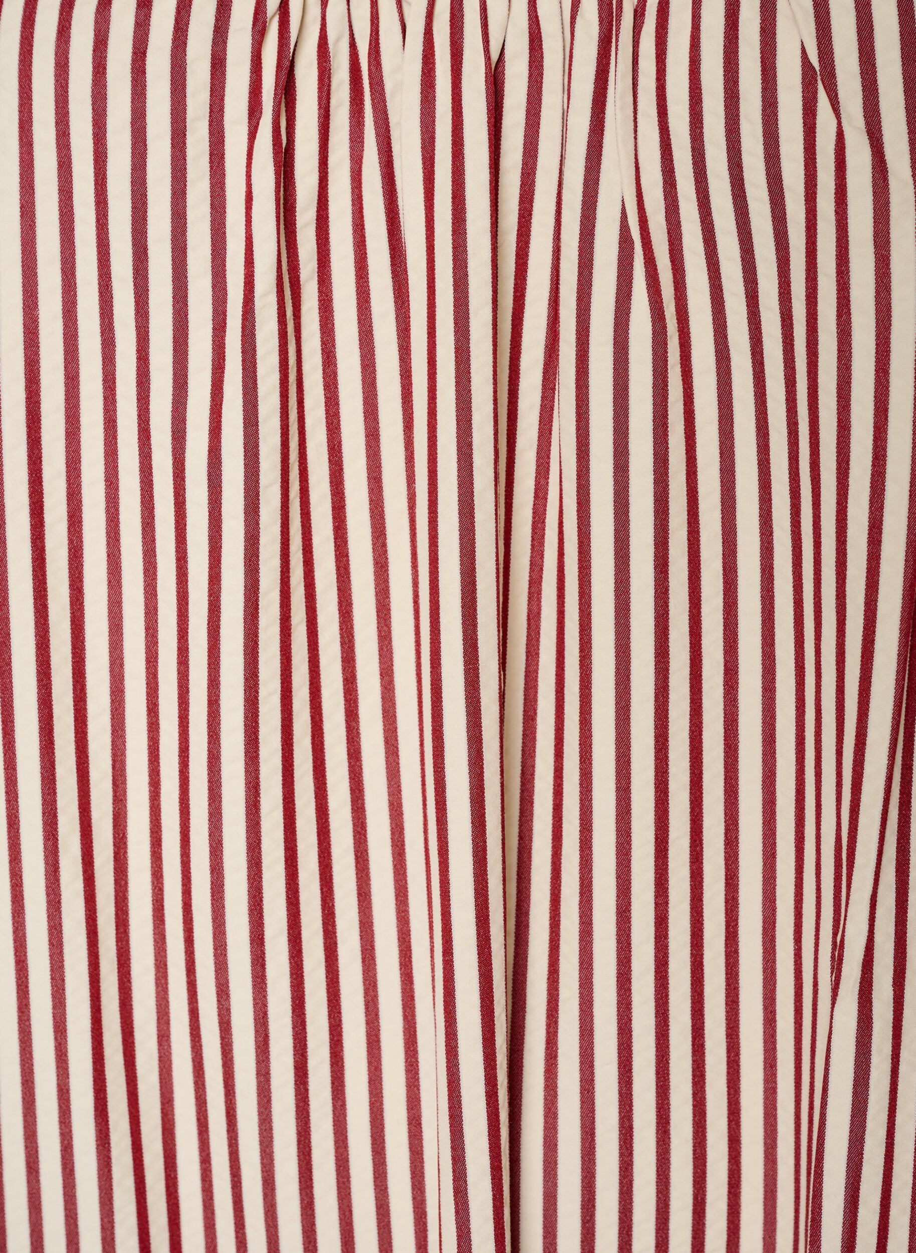Zizzifashion Summer dress with stripes and A-line shape, Red, Packshot image number 2