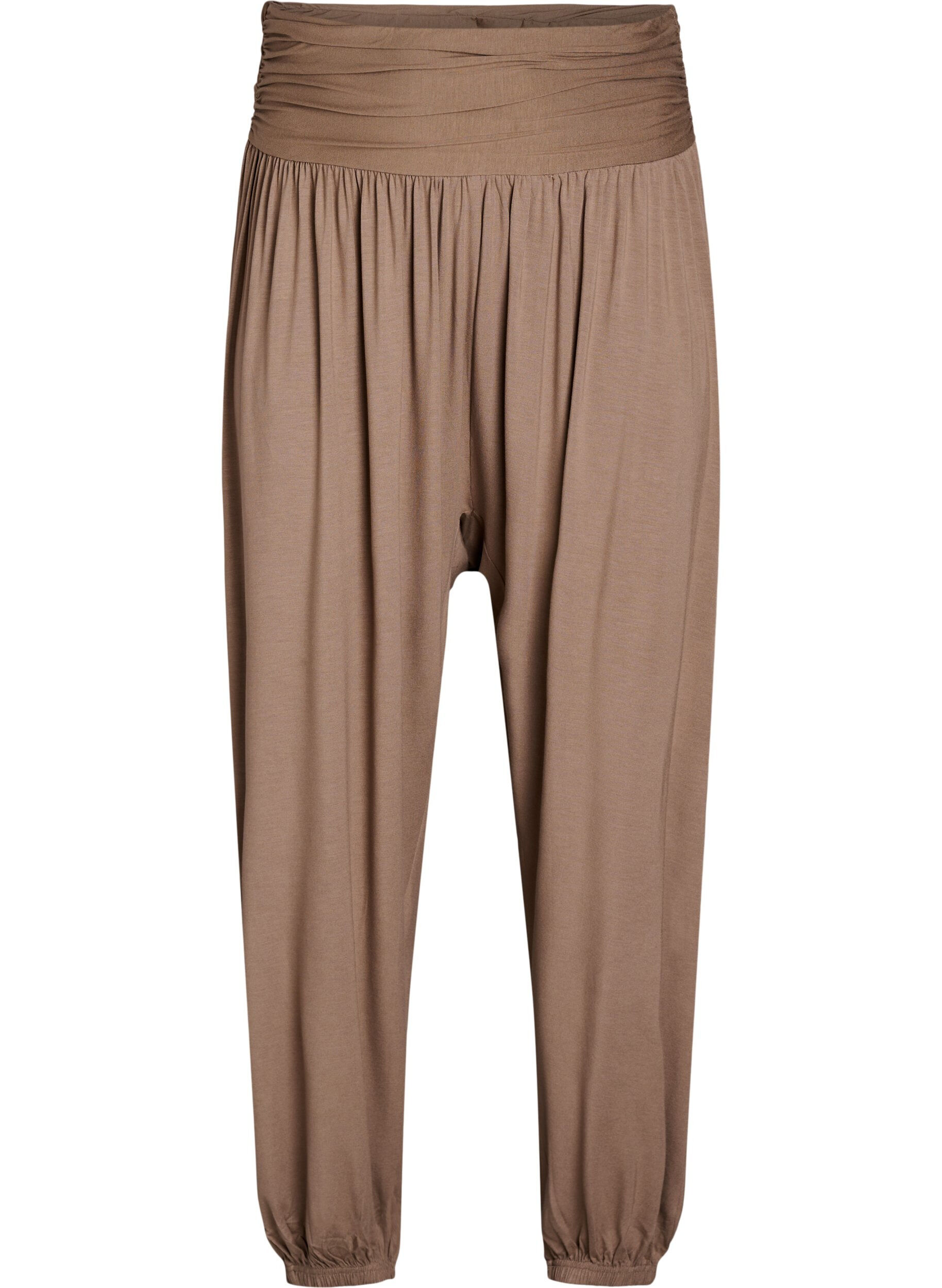 Zizzifashion Loose-fitting harem trousers, Brown, Packshot image number 0