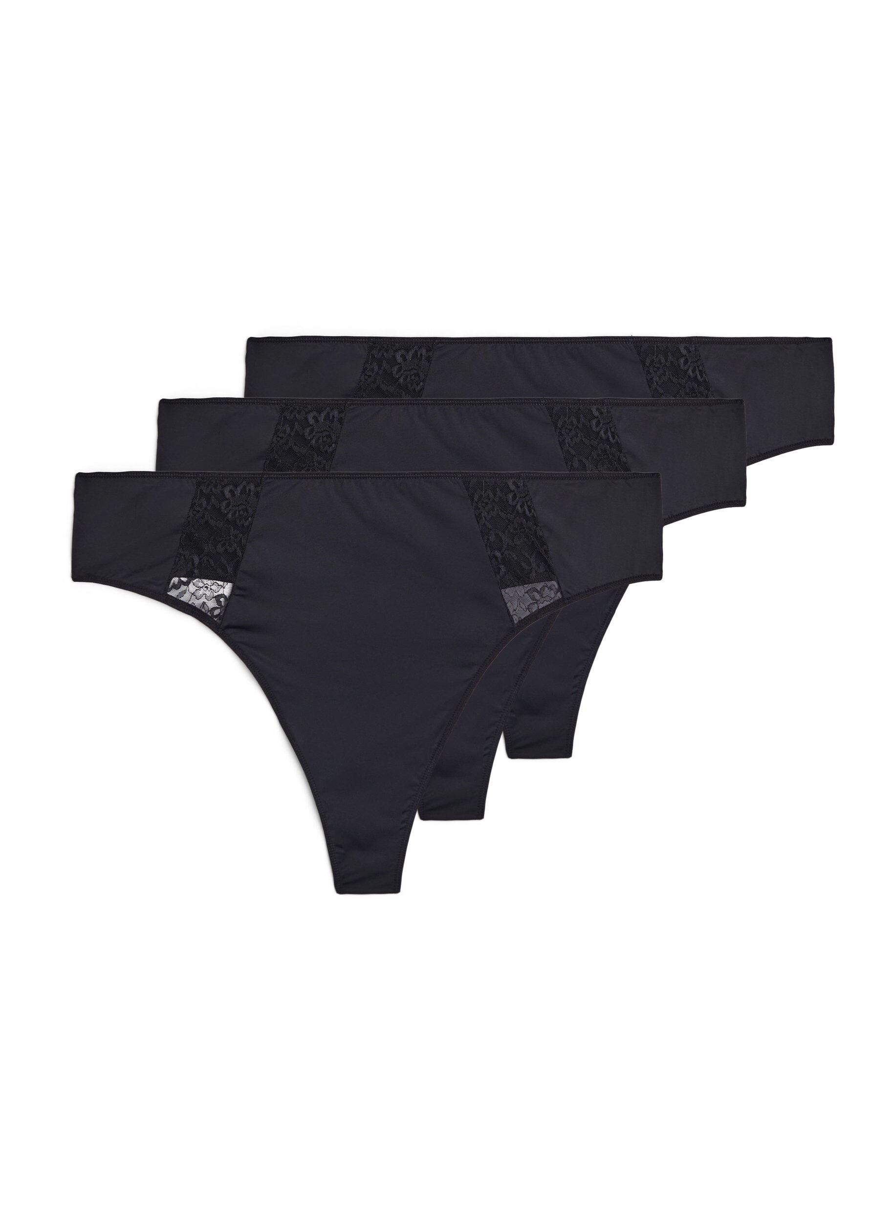 Lacy g-string in a 3-pack