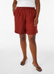 Shorts with pockets and high waist, Red, Model image number 0