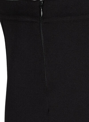 Stretchy leggings with a zip, Black, Packshot image number 3
