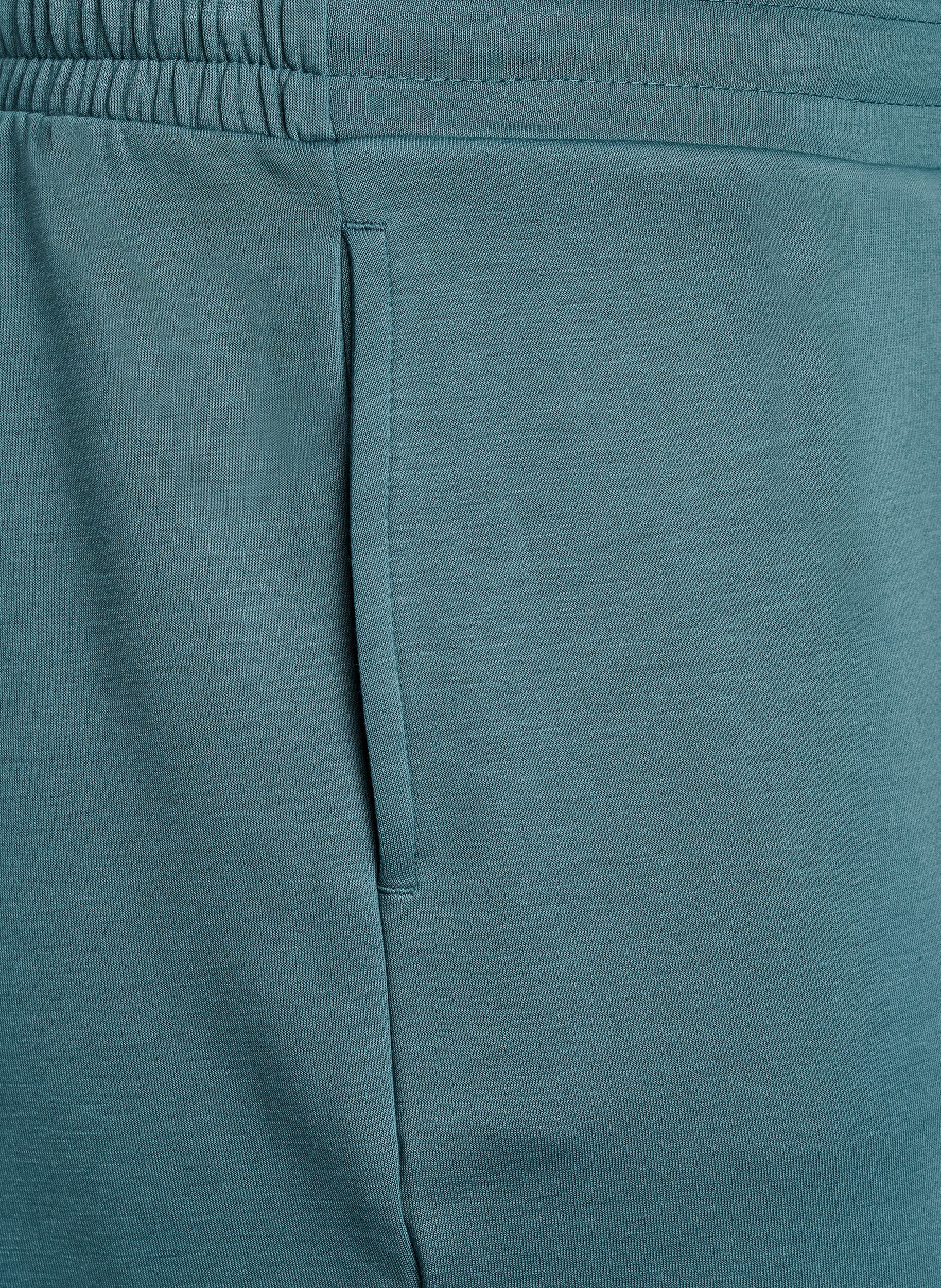 Zizzifashion Shorts made of modal mix with pockets, Green, Packshot image number 2