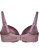 Moulded bra with lace and smooth cups, Rose, Packshot image number 1