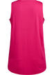 Sports top with V-neck, Pink, Packshot image number 1