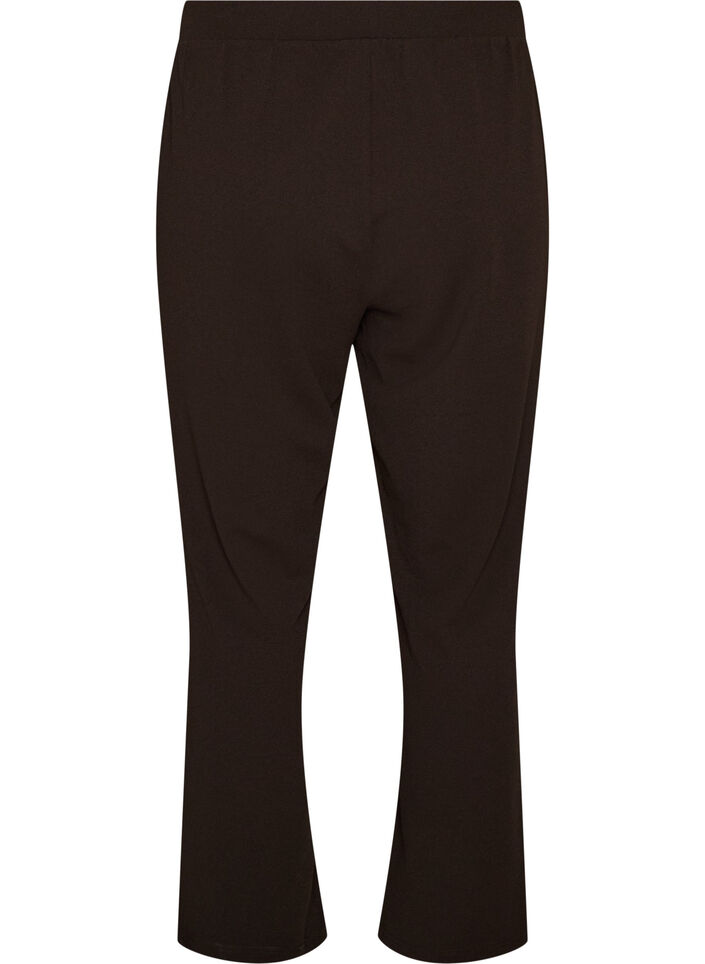 Straight fit trousers, Brown, Packshot image number 1