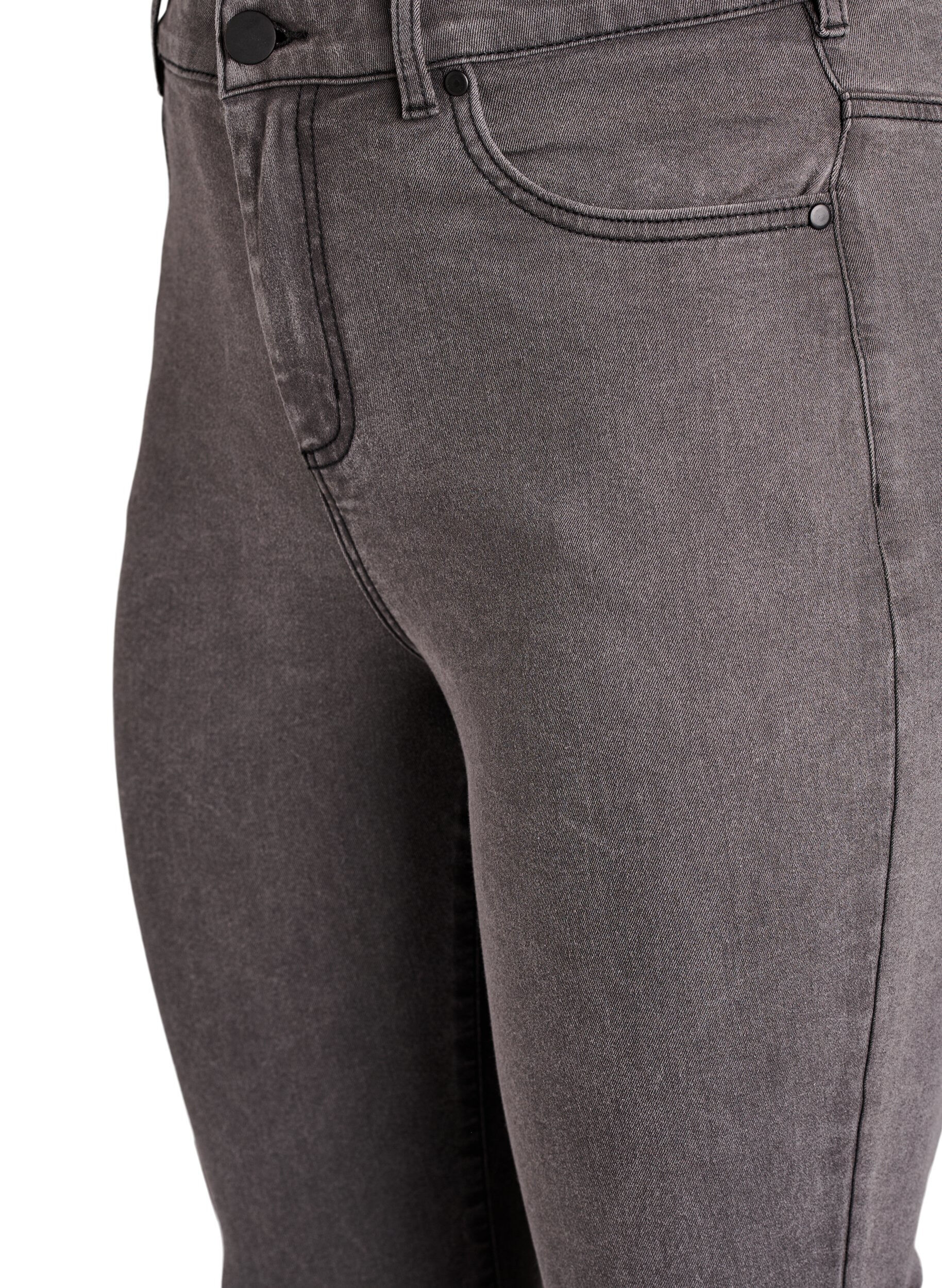 ZizzifashionAmy high-waisted super slim fit jeans, Grey, Packshot image number 2