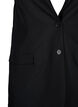 Vest with collar and pockets, Black, Packshot image number 2